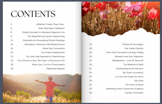 Rius Water in altBeing Magazine, Volume 2