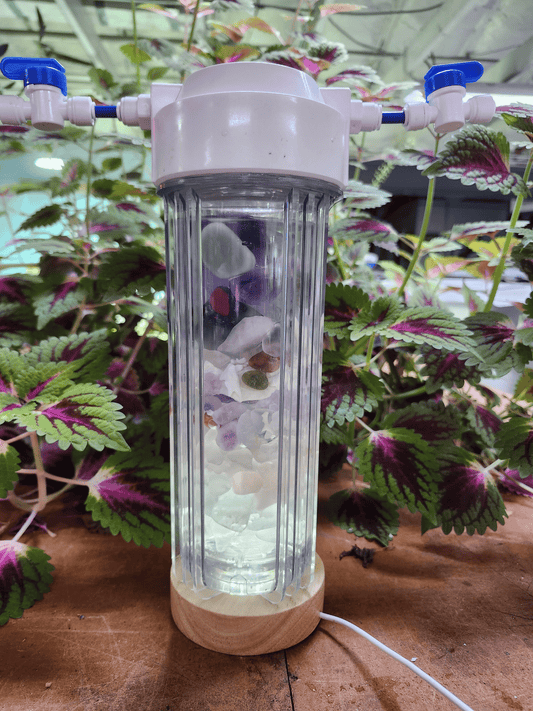 Rius Crystal Charging Chamber, an inline structured water device