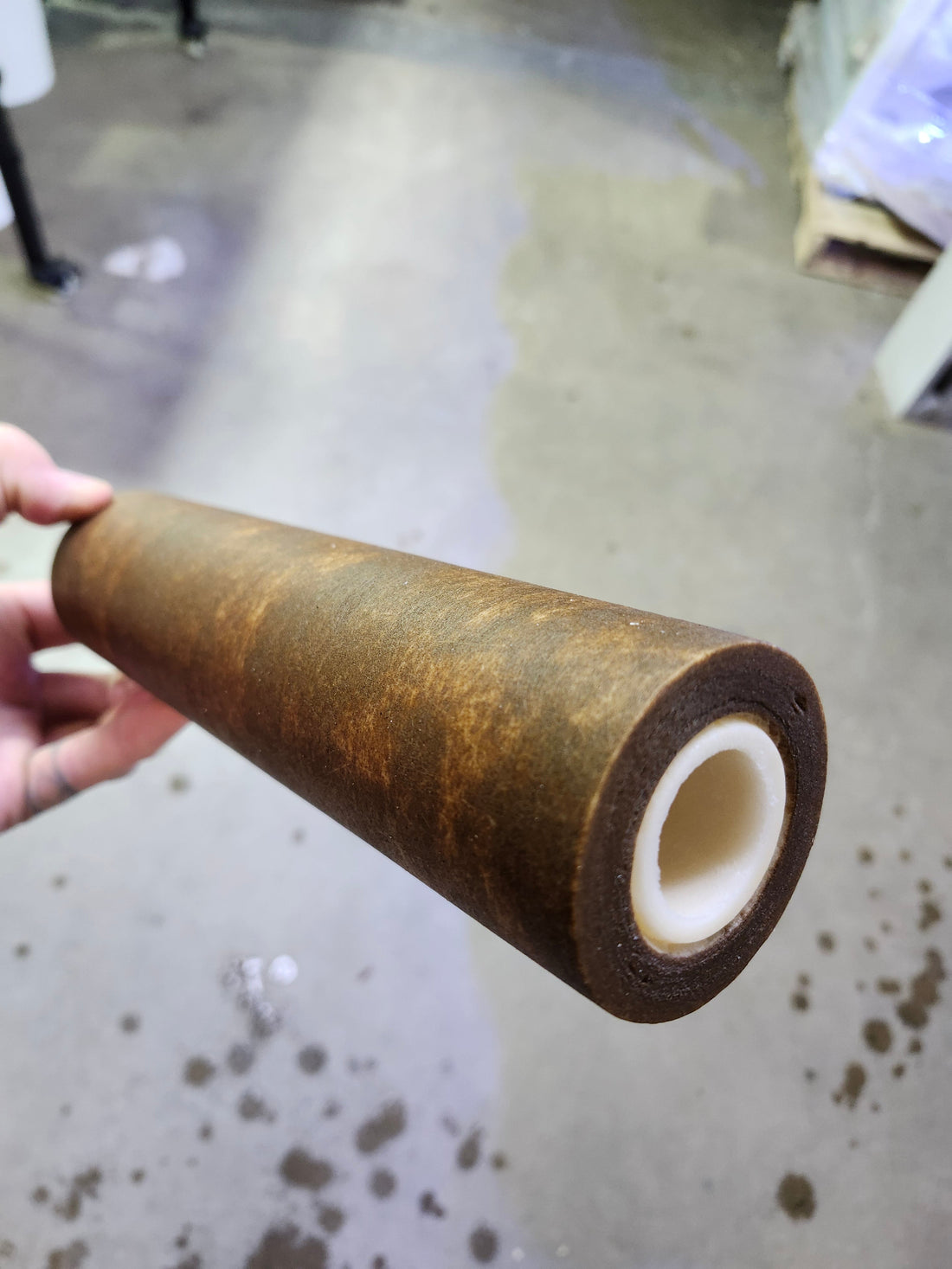 reverse osmosis system sediment filter removal inspection red brown sludge inside housing