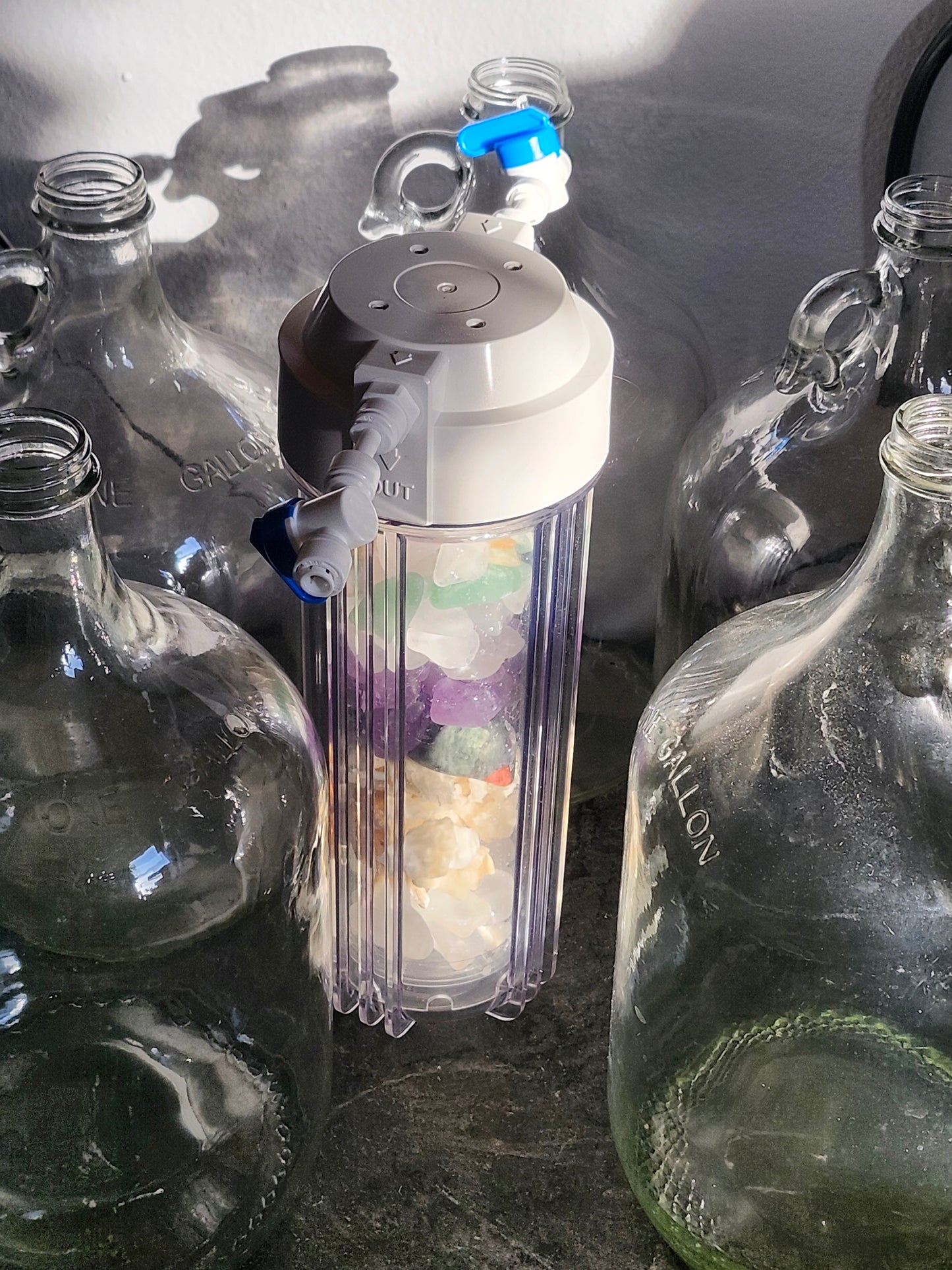 Complete Structured Water System — 150GPD Reverse Osmosis + Crystal Charging Chamber