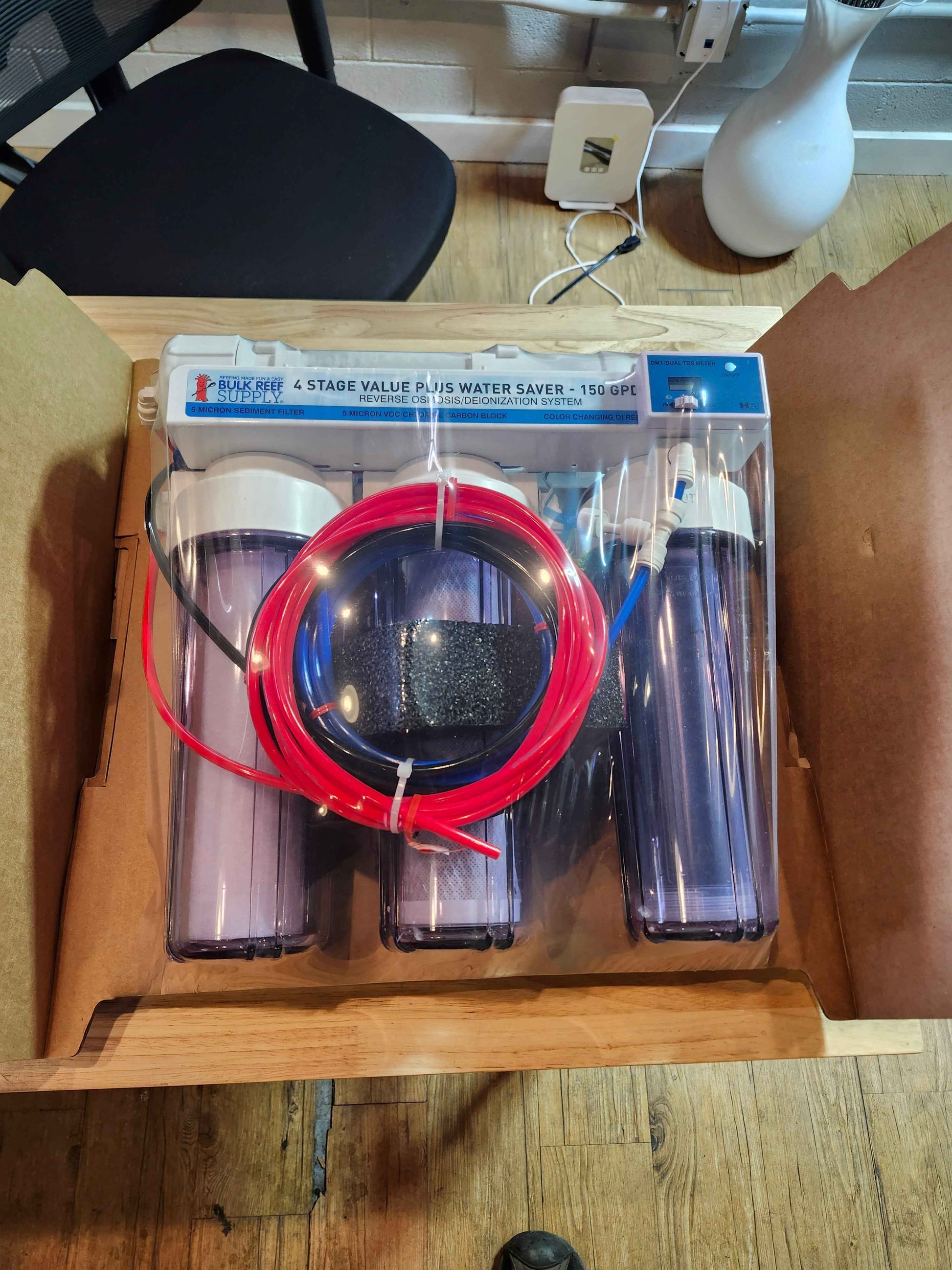 150GPD Water Saver 4-Stage Reverse Osmosis Filtration System — DOW Membrane