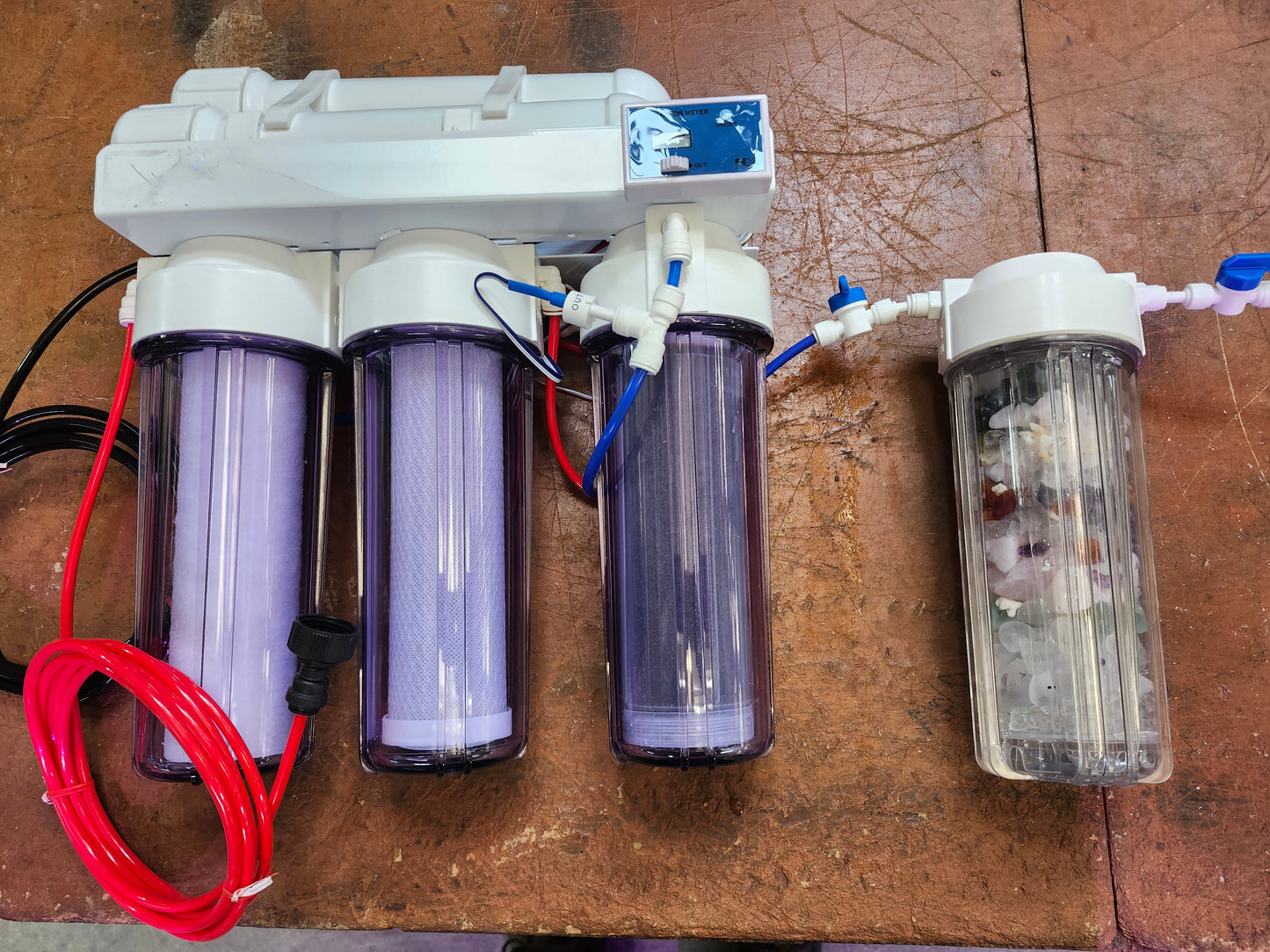 Complete Structured Water System — 150GPD Reverse Osmosis + Crystal Charging Chamber